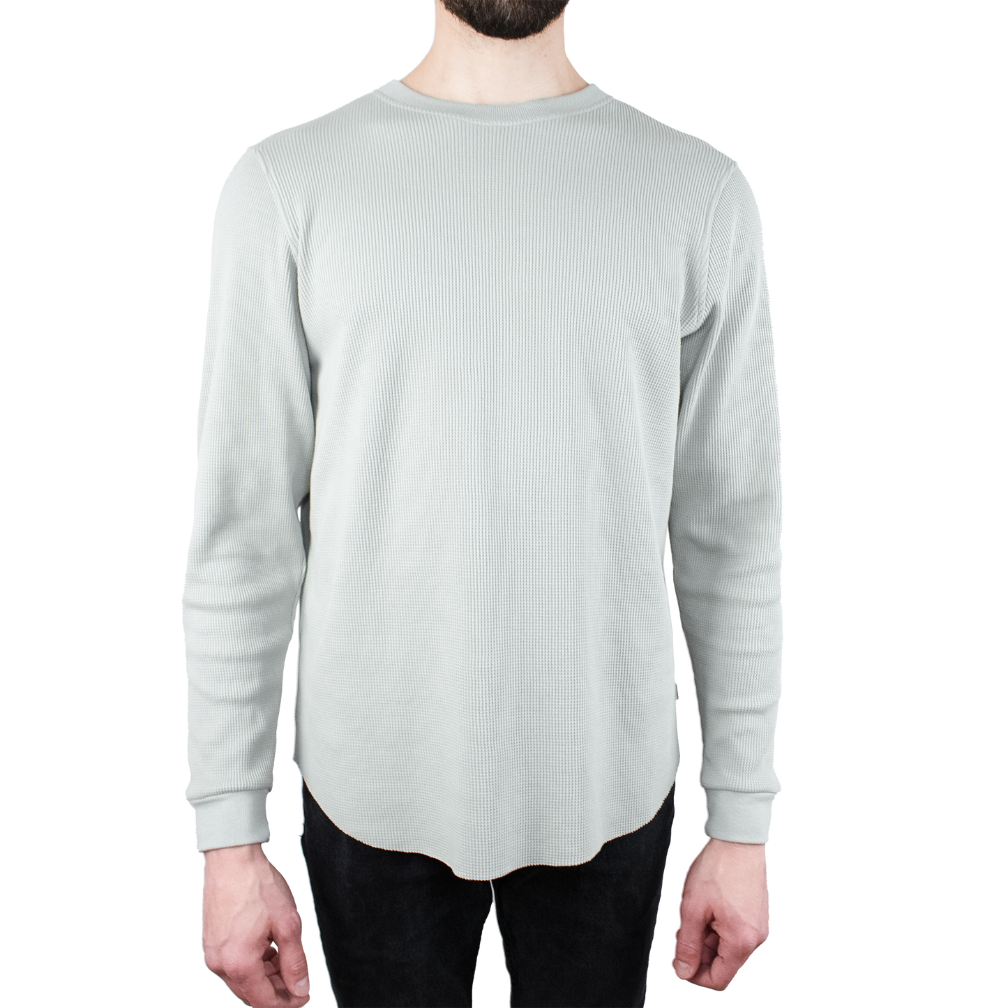 men's waffle shirt.
