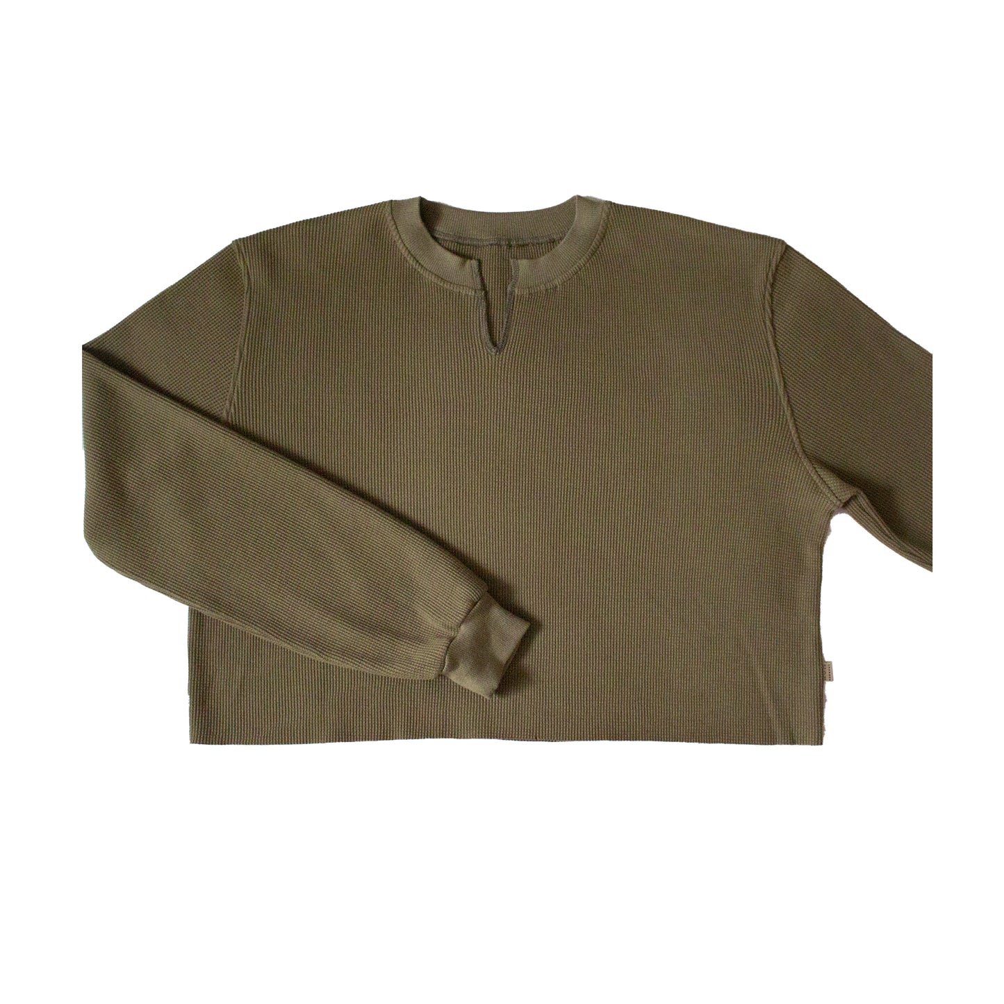 oversized waffle crop.