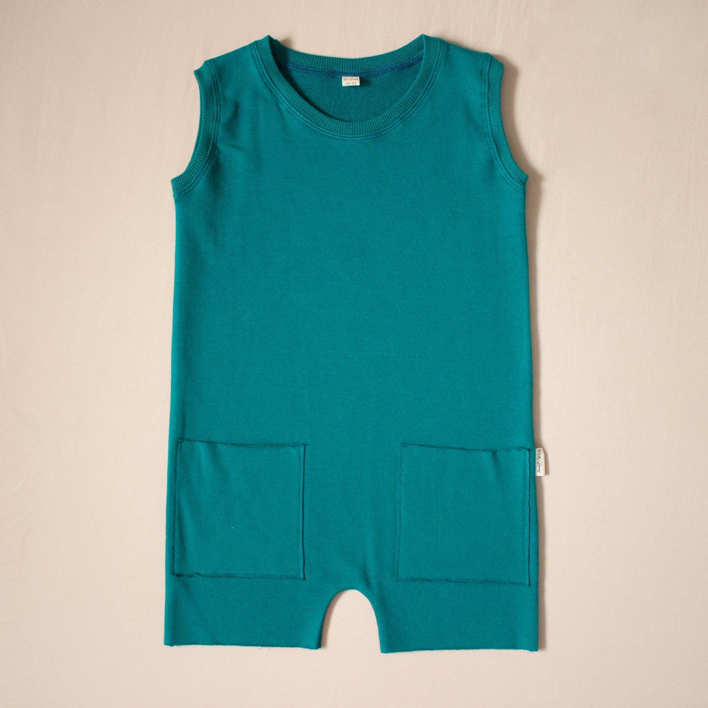 hum x honey kid's romper - ocean.